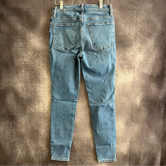 Madewell Blue Denim 9" Mid-Rise Skinny Jeans Women Casual Medium Wash Size 27. - Picture 3 of 11
